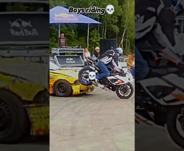 Girls vs boys bike riding🥶🔥...#rider #riding #bike #biker #stunt #status #ytshorts