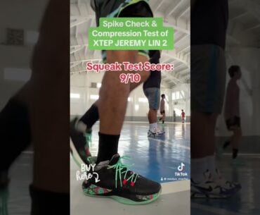 XTEP JEREMY LIN 2 SPIKE CHECK & COMPRESSION TEST