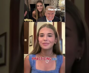 Kai Trump reveals President Trumps ‘big influence’ on her golf game #shorts #trump #foxnews