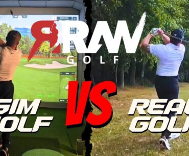 Can a new sim golfer play in real life?