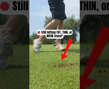 ‼️IRON STRIKE DRILL‼️- use this before any other golfer #golf #golfswing #golfgrip #golfirons