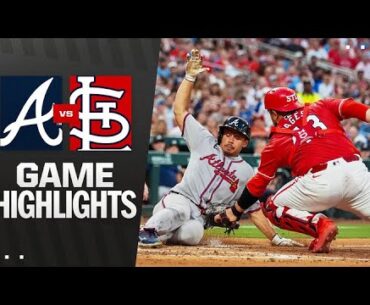 Braves vs. Cardinals Game Highlights (7/11/25) | MLB Highlights