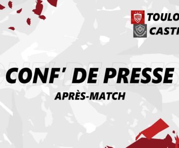 Conf' de presse d'après-match : Toulon - Castres ( Barrage - Top 14)
