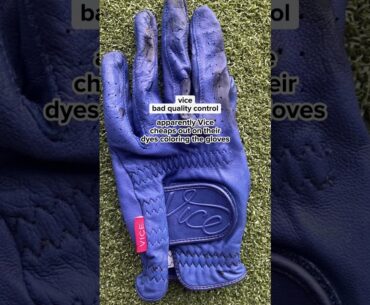 Blue Vice Golf Gloves (Quality Control Issues)
