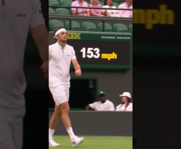 The Fastest EVER Serve at Wimbledon 🤯 #Shorts #tennis #Wimbledon