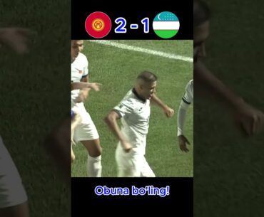 🇺🇿O'zbekiston 🇰🇬Qizg'iziston •jahon chempionati saralash #footballplus.uz #uzbekistan #kyrgyzstan