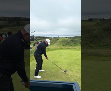 Great to see the legend back at the Open! Lee Westwood is at Royal Portrush #golfswing #golf