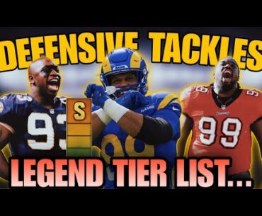 Aaron Donald, Sapp, John Randle, Haloti Ngata… Who’s REALLY Tier S? 👀 | DT Tier List