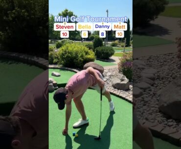 BELLA’S BACK! Mini Golf Tournament #6 (Hole 4) #golf #minigolf #viral