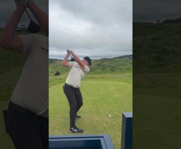 Harry Hall Golf Swing From The Open at Royal Portrush #golfswing #golf
