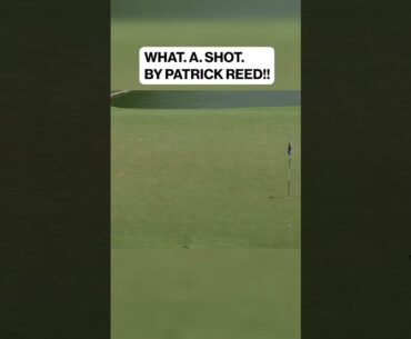 Patrick Reed HITS AMAZING OFF-BALANCE SHOT 😱 #golf #golfer #livgolf #golfswing