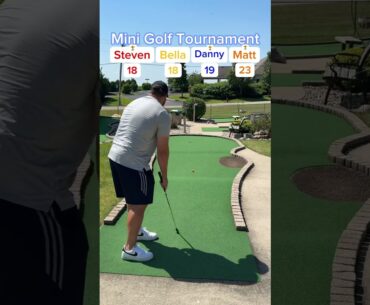 BELLA’S BACK! Mini Golf Tournament #6 (Hole 8) #golf #minigolf #viral