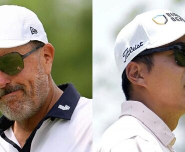 Phil Mickelson exchanges words with Michael Kim after LIV Golf pro asks a 'hypothetical' question