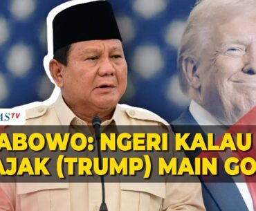 Kelakar Presiden Prabowo Ungkap Rencana Bertemu Trump: Saya Harus Les Privat Golf