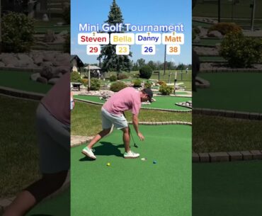 BELLA’S BACK! Mini Golf Tournament #6 (Hole 12) #golf #minigolf #viral