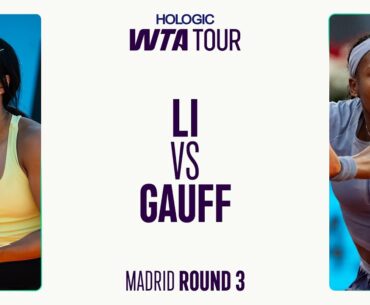 Ann Li vs. Coco Gauff | 2025 Madrid Round 3 | WTA Match Highlights