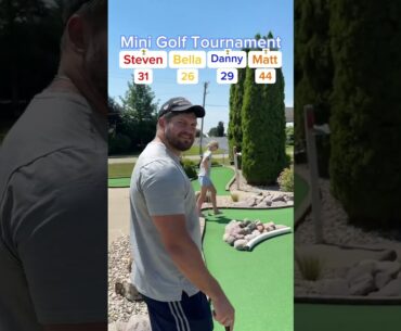 BELLA’S BACK! Mini Golf Tournament #6 (Hole 14) #golf #minigolf #viral