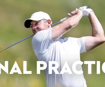 Rory McIlroy's FINAL PRACTICE Ahead of The 153rd Open