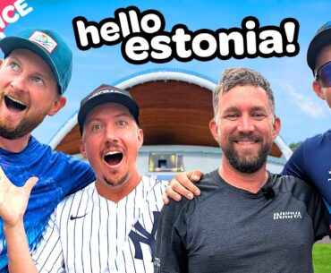 Across the Pond with Bazooka Tamm! | 2025 European Disc Golf Festival | Practice Round Part 1