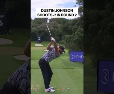 Dustin Johnson SHOOTS A 64 IN ROUND 2 at LIV Golf Andalucía 🙌 #livgolf #golf #golfer
