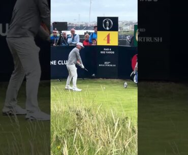 Former Open Champion, Brian Harman in practice for the 153rd Open from Royal Portrush #golf #theopen