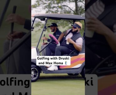 Never a dull moment with ​Druski and Max Homa 💀 Presented by @Dunkin-Donuts