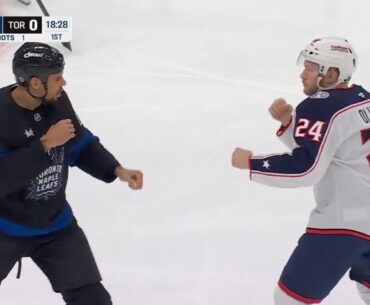 NHL Fight of the Year?! Ryan Reaves & Mathieu Olivier Drop the Gloves for Heavyweight Showdown