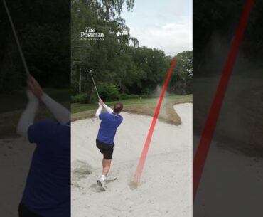 Ian Poulter Shows Andy Murray The BEST Way To Play a Bunker Shot! 😅