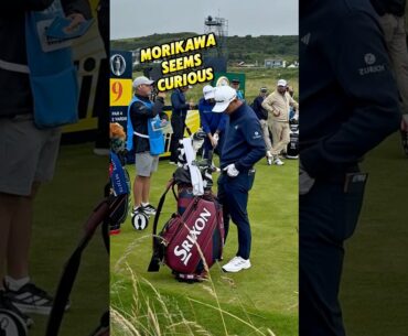 Why is Collin Morikawa so CURIOUS #golf #golfcourse #golfswing #golflife #golfer #pgatour