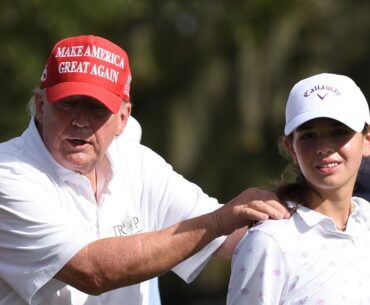 Trump's granddaughter Kai shares special golf bond with grandfather