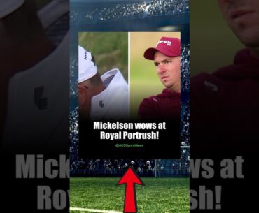 Mickelson's Magic at the British Open! #Shorts