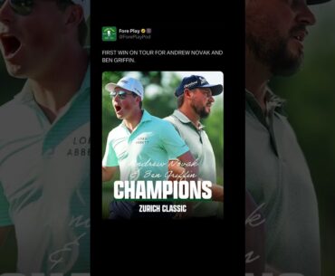 Andrew Novak | Ben Griffin | Zurich Classic 2025 | #golf #zachriddlegolf #progolf #pgatour #pga