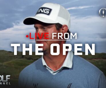 Harris English: Was 'hitting my spots' throughout Round 1 | Live From The Open | Golf Channel