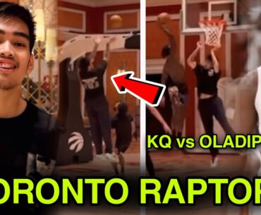 NASA NBA TEAM NA TORONTO RAPTORS SI Kevin Quiambao! NAKASAGUPA ang 2x NBA All star na si Oladipo!