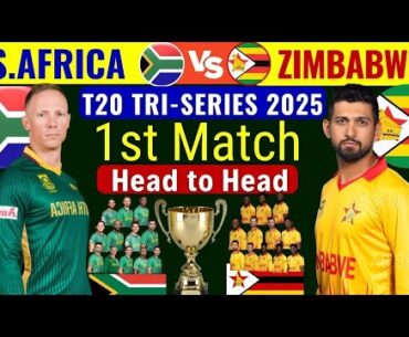 Tri Series 2025 1st Match |South Africa vs Zimbabwe Details - Both Teams Final Playing 11 |SA vs ZIM