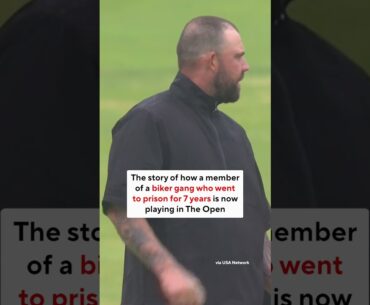 Ryan Peake was in a biker gang now he's playing in The Open Championship #shorts #golf #theopen