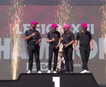 LIV Golf Andalucía 2025  Winner's Podium Celebrations   Talor Gooch   Legion XIII Sunday | July 13