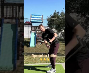 Left Handed Golf Swing Basics #golf #swing #lessons