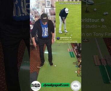 Tony Finau Putting Training Aid #theopen #yips #puttingtips #puttinggrip #putters #puttinglesson