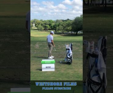 Thomas Detry golf swing on the driving range Valspar Championship #shorts #golfcourse #golf