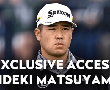 Inside Hideki Matsuyama’s Practice and Opening Round at Royal Portrush