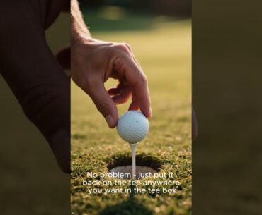 Golf Rule EVERYONE Gets Wrong: Ball Falls Off Tee