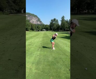 Golf Girl Swing You NEED to See with Amazing Views