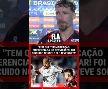 LÉO PEREIRA - "Tem que ter marcação diferenciada no Neymar!"