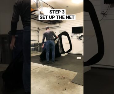 Garage sim in 4 steps #golf #simulator #diy @titleist @GIGABYTE_Global @TrueTemperGolf