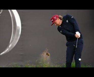 Cam Smith "almost missed" first tee shot in nightmare start to The Open Championship