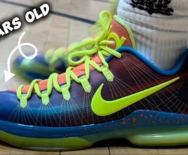 Testing 12 Year Old Nike KD 5 Elite “EYBL” On Court Review