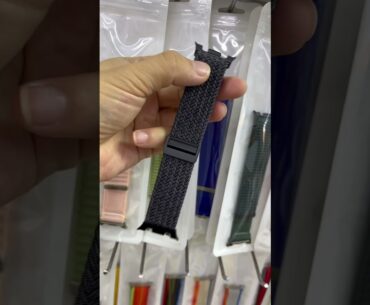 Nylon strap for galaxy watch 8 and 8 classic. #galaxywatch8 #watchbands #galaxywatch