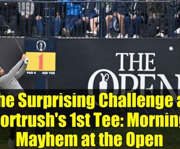 The Surprising Challenge at Portrush's 1st Tee: Morning Mayhem at the Open