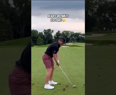 Blades Brown has a swing beyond his years...